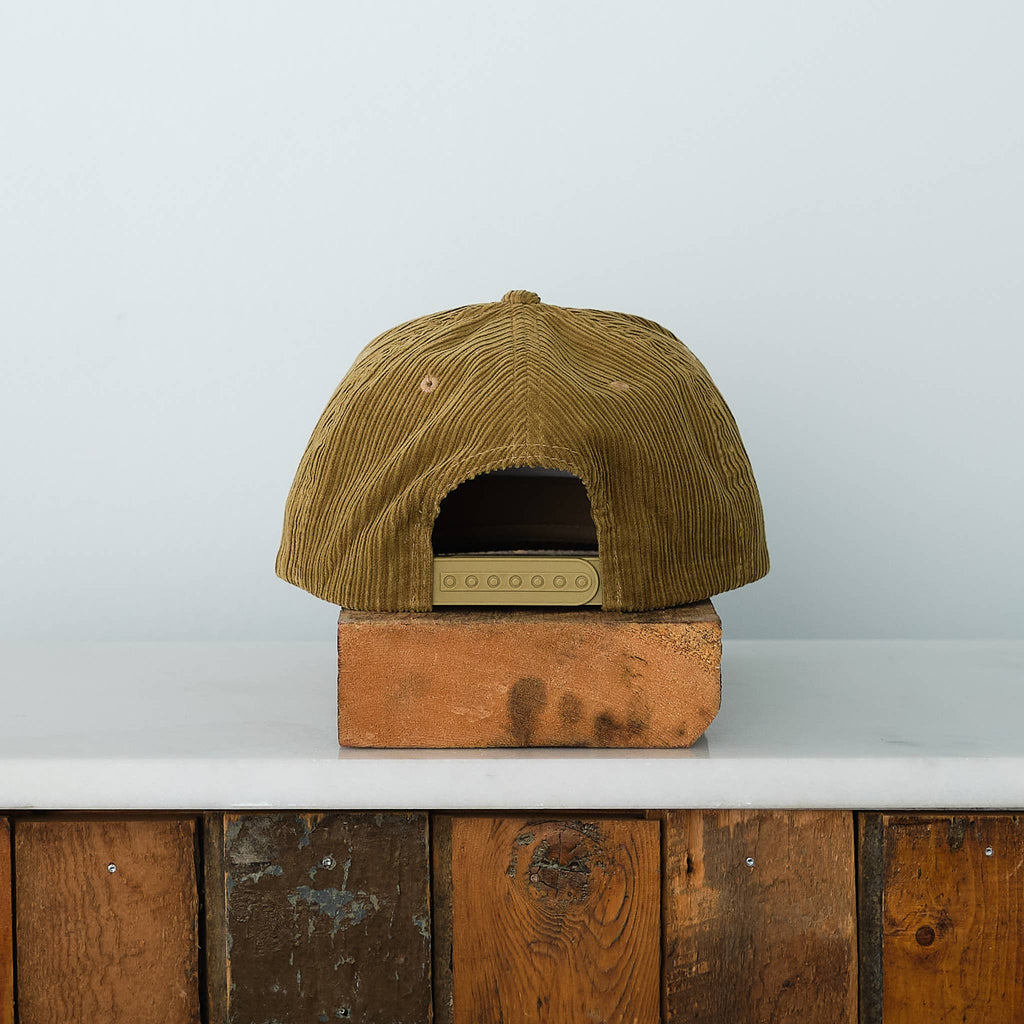 Bass Fish Patch Snap back cap, Olive Cord