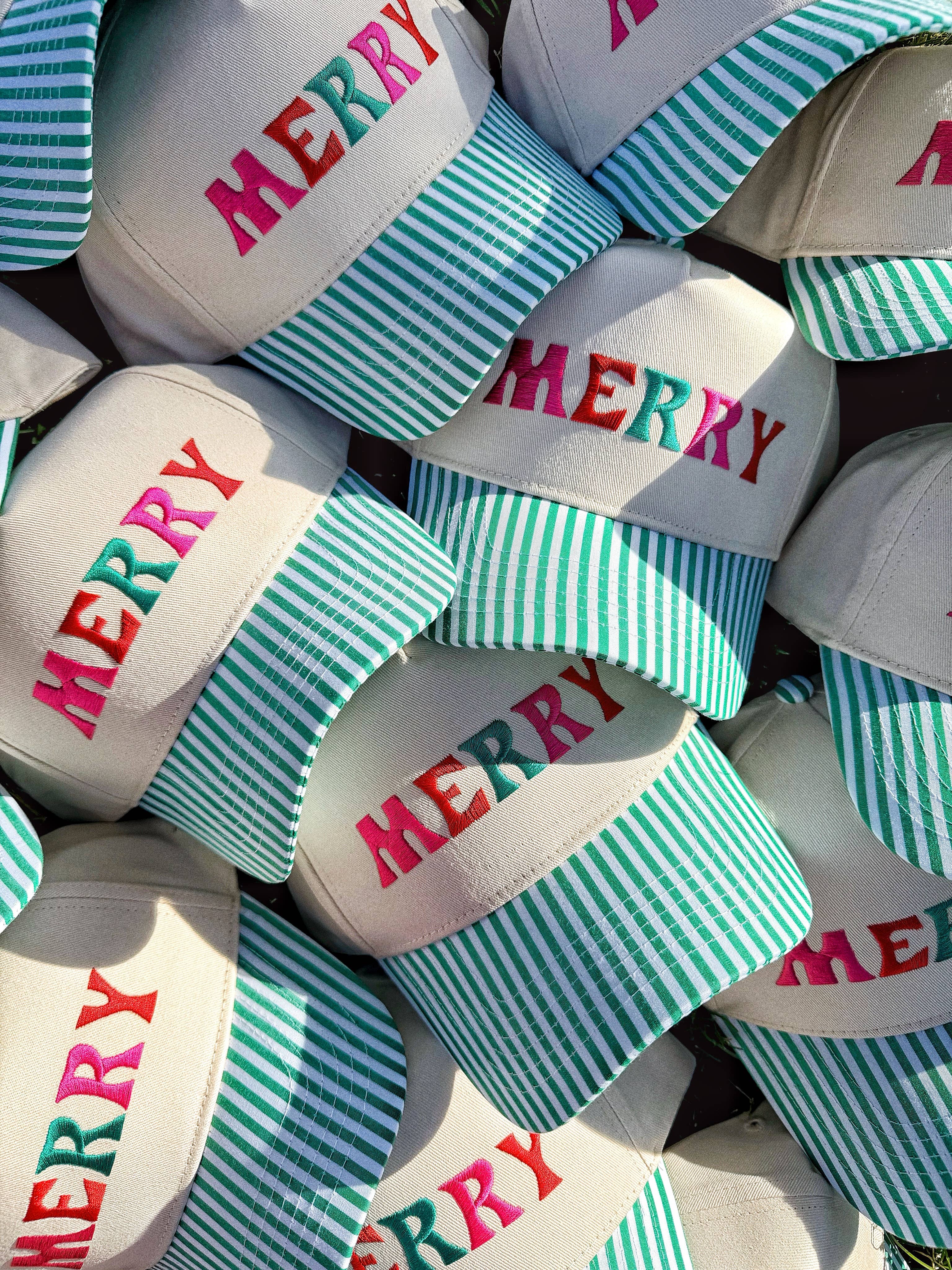 MERRY ♡ embroidered hat